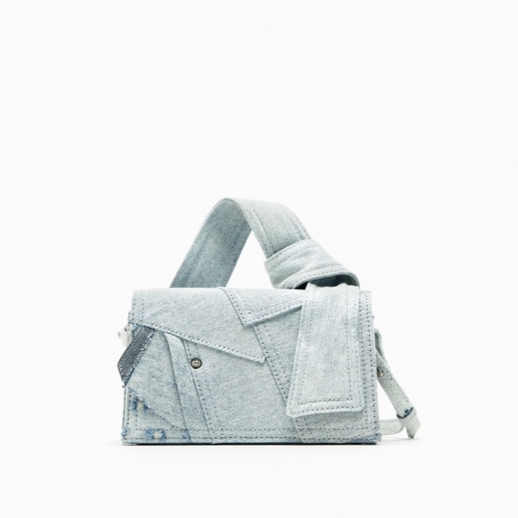 PATCHWORK DENIM BAG - Picture 2 of 8